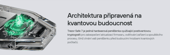 V českém prostředí vznikla v říjnu 2025 první peněženka odolná vůči kvantovým počítačům – Trezor Safe 7.