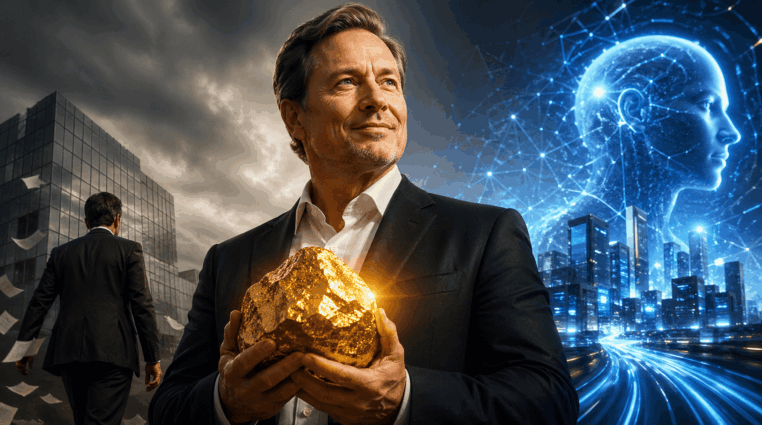 Miliardář našel zlatý důl: prodal známou akcii a sází na nového AI šampiona!