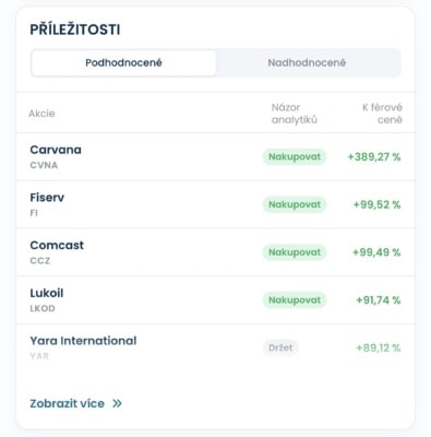 Investiční příležitosti