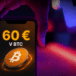 Získejte od Bybit EU až 60 EUR v Bitcoinu. Stačí splnit několik jednoduchých kroků