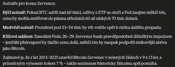 Scénáře vývoje ceny Bitcoinu ze strany modelu Claude.