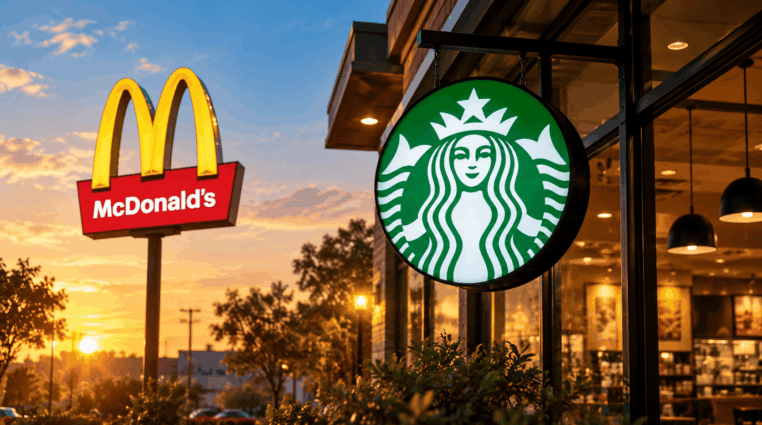 McDonald’s je skoro 2× levnější než Starbucks. Která akcie nyní nabízí lepší investiční příležitost?
