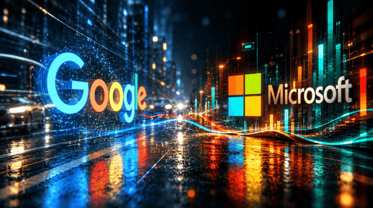 Google vydělává miliardy, přesto investory vyděsil! Microsoft ukazuje obrovskou sílu