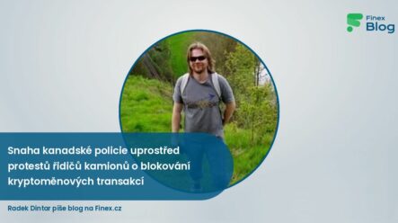 Snaha kanadské policie uprostřed protestů řidičů kamionů o blokování kryptoměnových transakcí