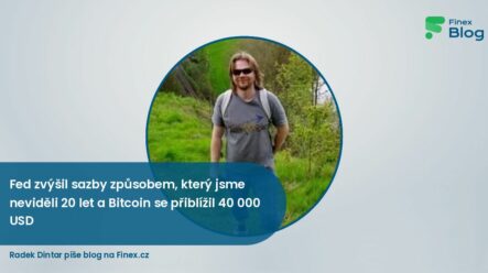 Fed zvýšil sazby způsobem, který jsme neviděli 20 let a Bitcoin se přiblížil 40 000 USD