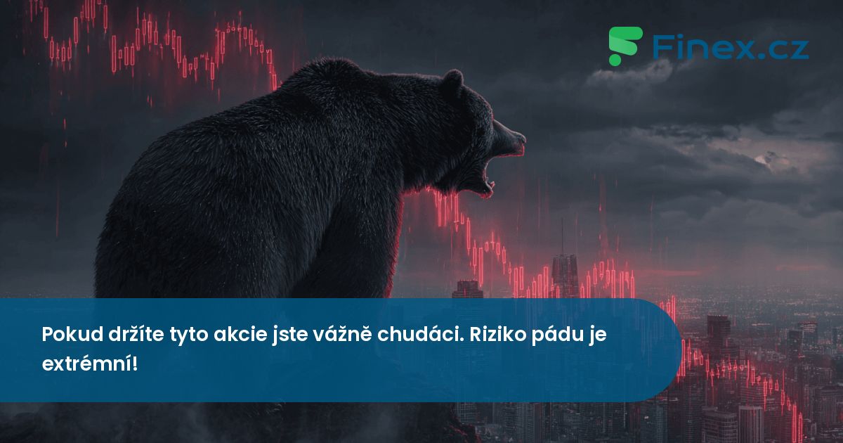 Pokud držíte tyto akcie jste vážně chudáci. Riziko pádu je extrémní ...