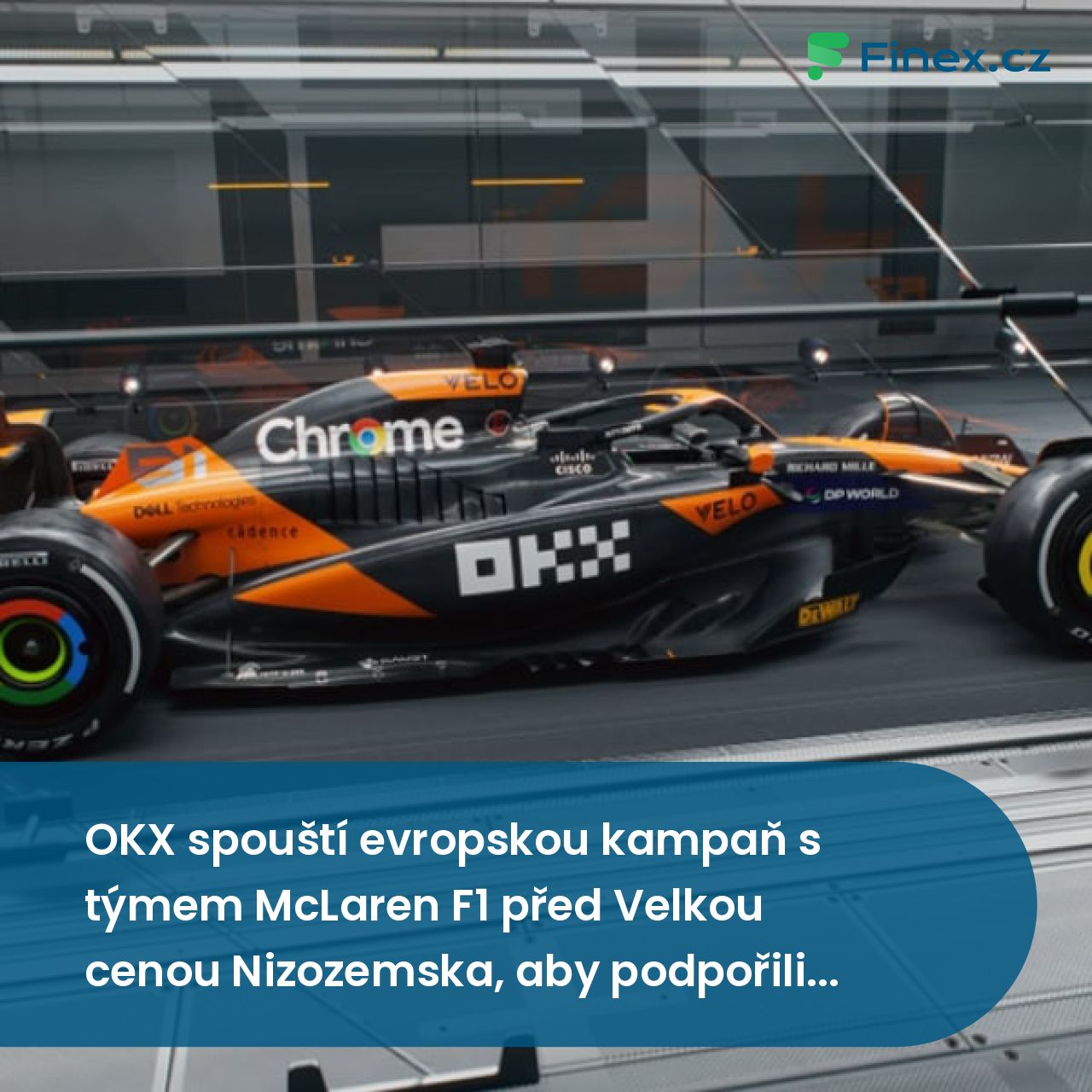 OKX spouští evropskou kampaň s týmem McLaren F1 před Velkou cenou ...